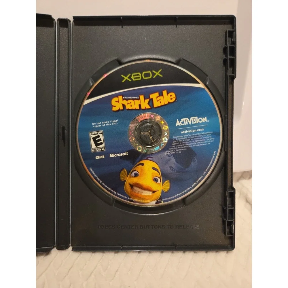 Shark‎ Tale Tail Dreamworks Xbox Tested Game and Case